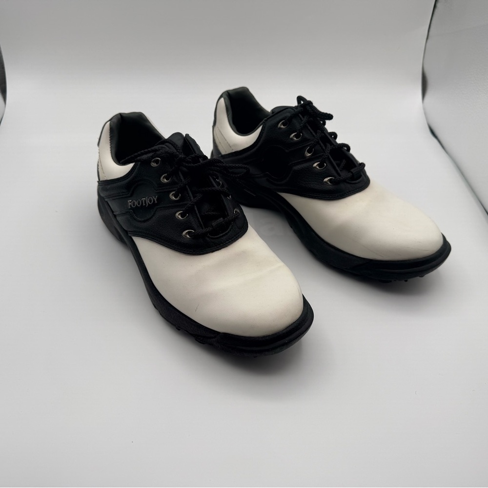 FootJoy Men's Black and White Athletic Shoes